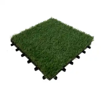 Tuin- en balkontegel kunstgras 30 x 30 cm - 6 stuks