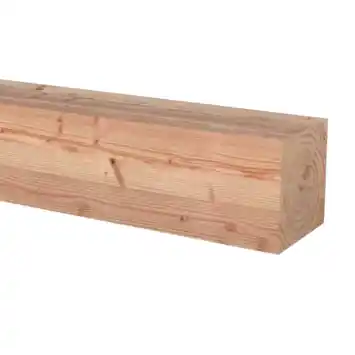 Tuinpaal vierkant Douglas hout fijn bezaagd 12 x 12 x 250 cm