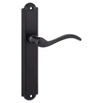 Karwei deurkruk set Tiago ovaal blind schild oud bruin messing