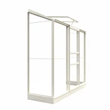 Royal Well Emma II muurkas aluminium wit 1,34 m²
