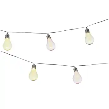 Solar lichtsnoer plastic met twinkel effect 2 meter