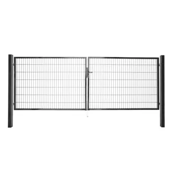 Giardino dubbele tuinpoort Roma/Milano antraciet 120 x 400 cm (2 x 200 cm)