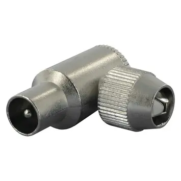Q-Link coax stekker haaks male