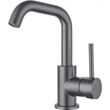 Atlantic wastafelkraan Olivier gun metal