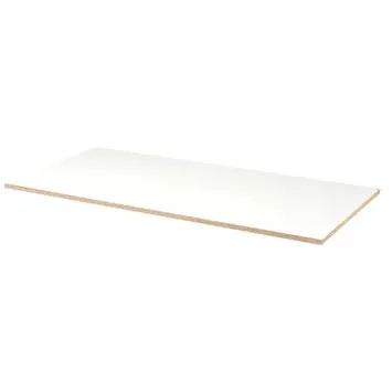 MDF-plaat wit lakdraagfolie 122 x 61 cm 18 mm