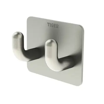 Tiger Pinky Double haak rvs