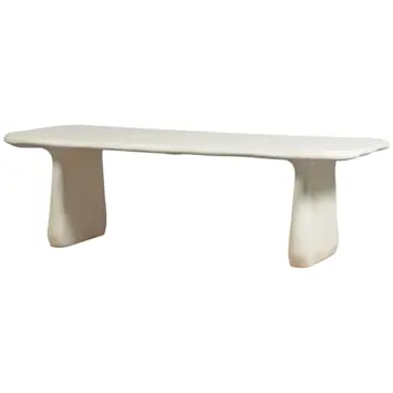 WOOOD tuintafel Loggia natural wit polymeer 240 x 100 cm