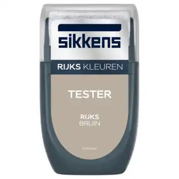 Sikkens muurverf kleurtester Rijks bruin mat 30 ml