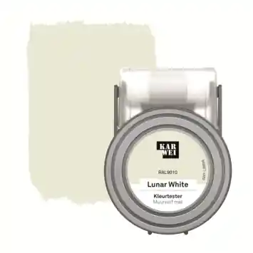 KARWEI Kleurtester muurverf mat 55ml lunar white