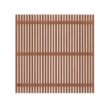 Tuinscherm enkelzijdig Como bruin geïmpregneerd grenenhout bruin 180 x 180 cm
