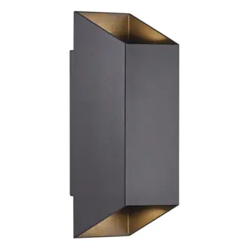 Norldux wandlamp Nico Square 22 zwart