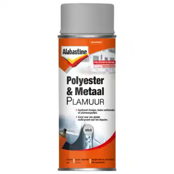 Alabastine polyester en metaal primer grijs 400 ml