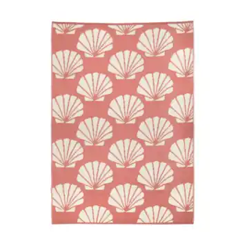 Buitenkleed Shells rood 160x230 cm