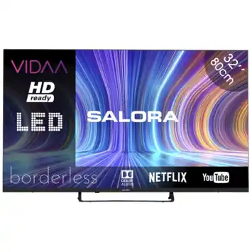 Salora Smart TV HD LED 32HV210 32 inch zwart