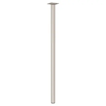 Duraline meubelpoot rond zand / beige staal Ø3x70 cm
