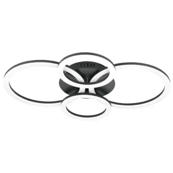 EGLO plafondlamp Parrapos CCT zwart