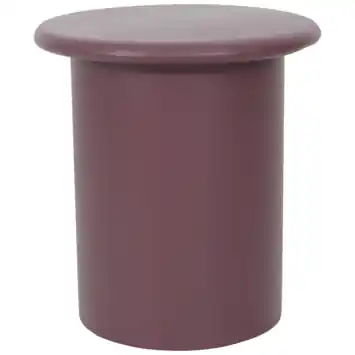 Bijzettafel Luca burgundy ø 40 cm fiberclay