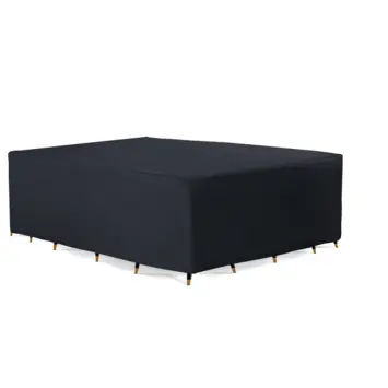 Tuinset hoes rechthoekig 245 x 205 cm zwart