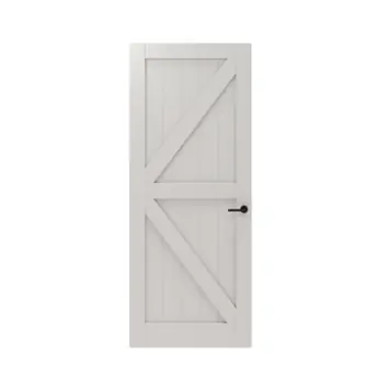 Lundia binnendeur Frama Fyra 2A07 wit gegrondverfd stomp 93 x 231,5 cm