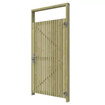 Tuinpoort pakket Andalusië verticaal hout 99 x 178 cm