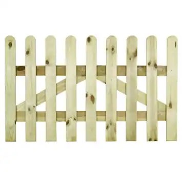 Tuinhek poort grenen hout 60 x 100 cm