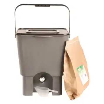 Bokashi composter complete set met 2 stuks van 16 liter