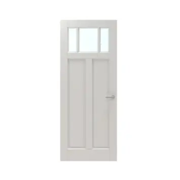 Lundia binnendeur Frama En 2F02 blank facet glas wit gegrondverfd stomp 93 x 231,5 cm