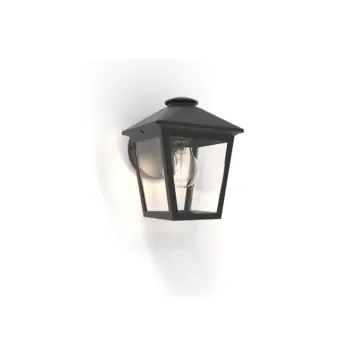 Lutec buitenlamp Zago zwart