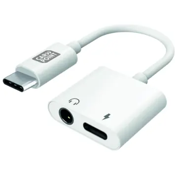 Carpoint 2 in 1 Adapter USB-C > AUX & USB-C