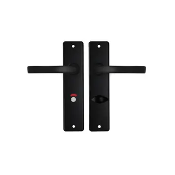 AXA binnendeurbeslag edge basic blok zwart toilet/badkamer tl63-8