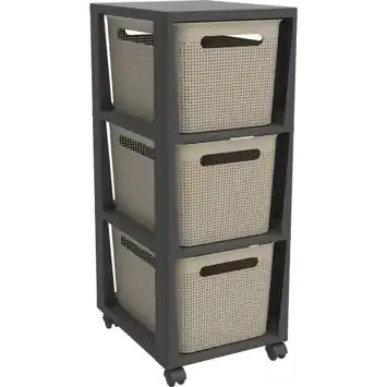 Rotho ladekast Albula cappuccino beige 16 L