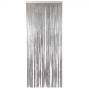 Deurgordijn Lines grijs/transparant 100x230 cm