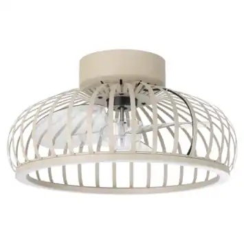 EGLO ventilator met LED verlichting Mogano 20W Ø42,8 cm zand