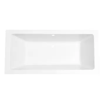 Marho Zephyra SQ inbouw duo ligbad glanzend wit 190 x 90 x 49 cm