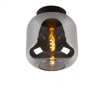 Lucide plafonnière Joanet 40W fumé