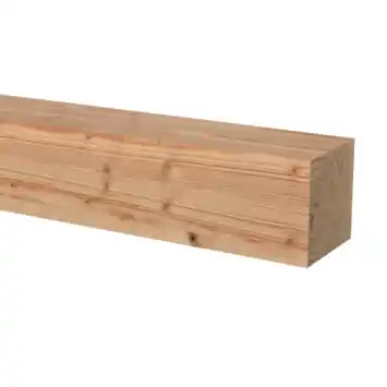 Tuinpaal Douglas hout fijnbezaagd 12 x 12 x 300 cm