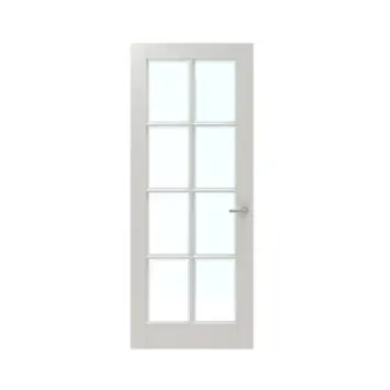 Lundia binnendeur Frama En 2F05 blank facet glas wit gegrondverfd stomp 78 x 201,5 cm