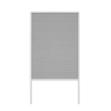 Bruynzeel plisséhor raam S500 123x155 cm wit