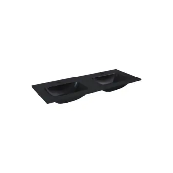 Atlantic Wastafel Skappa 120 cm zwart