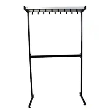 Vepa Bins Pro-line garderoberek met 19 haken - grijs / zwart