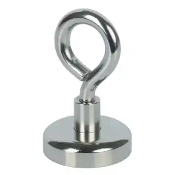 Magneet Neodymium met oog 25x42mm