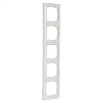 Gira ST55 afdekraam 5 voudig wit