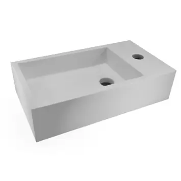 Marho Zelia fontein toilet rechts mat wit composiet