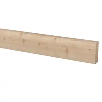 Gording tuinbalk Douglas hout fijnbezaagde afwerking 5 x 15 x 300 cm