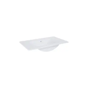 Atlantic wastafel Kyra wit keramiek 80 cm