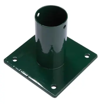 Giardino voet voor ronde tuinpaal groen 48 mm