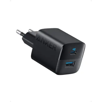Anker 323 USB-C dual snellader zwart
