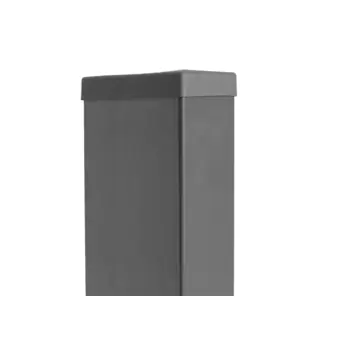 Profielpaal rechthoek antraciet 6 x 12 cm, lengte 200 cm