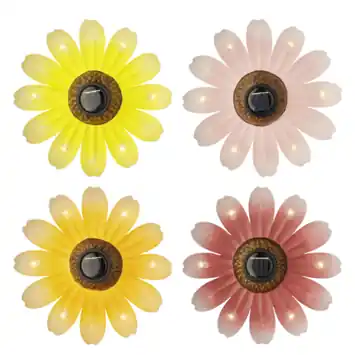 Solar bloem 14cm diverse kleuren