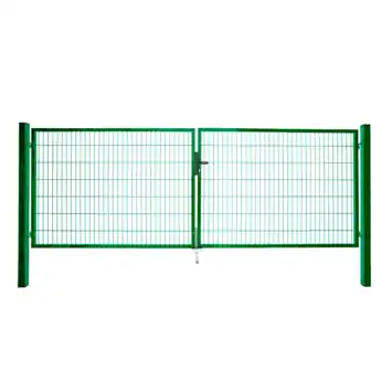 Giardino dubbele tuinpoort Roma/Milano groen 100 x 400 cm (2 x 200 cm)